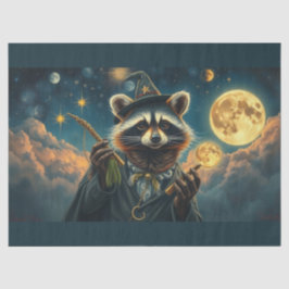 Papel De Seda El Asistente para mapache hace la luna
