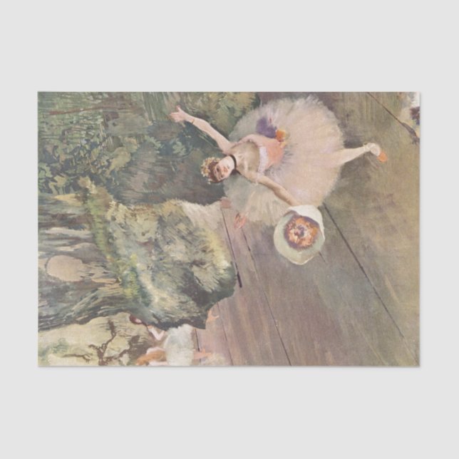 Papel De Seda El bailarín de Edgar Degas el | toma un arco (Anverso)