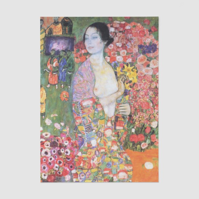 Papel De Seda El bailarín, Gustav Klimt (Anverso)