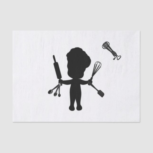 Papel De Seda El Baker Salta Sus Utensilios / Herramientas (Anverso)