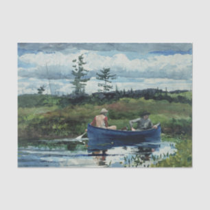 Papel De Seda El barco azul de Winslow Homer