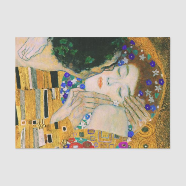 Papel De Seda El beso de Gustav Klimt (Anverso)