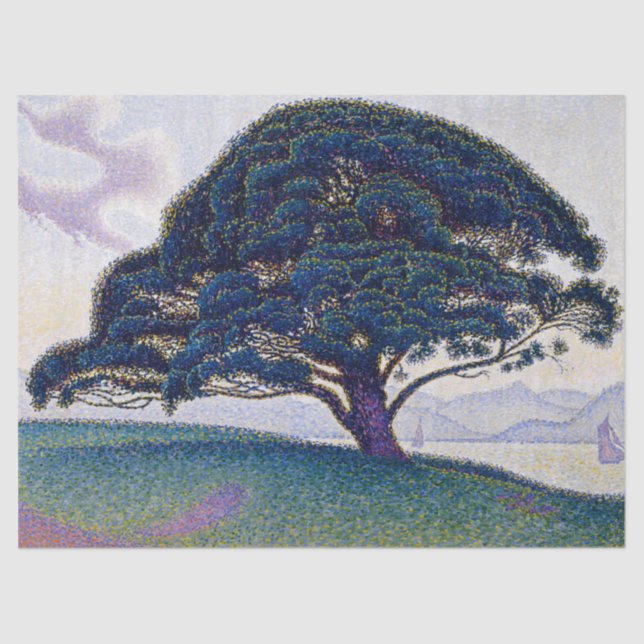 Papel De Seda El Bonaventure Pine - Paul Signac (Anverso)