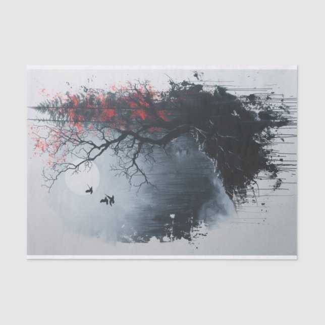 Papel De Seda El bosque de Eerie (Anverso)