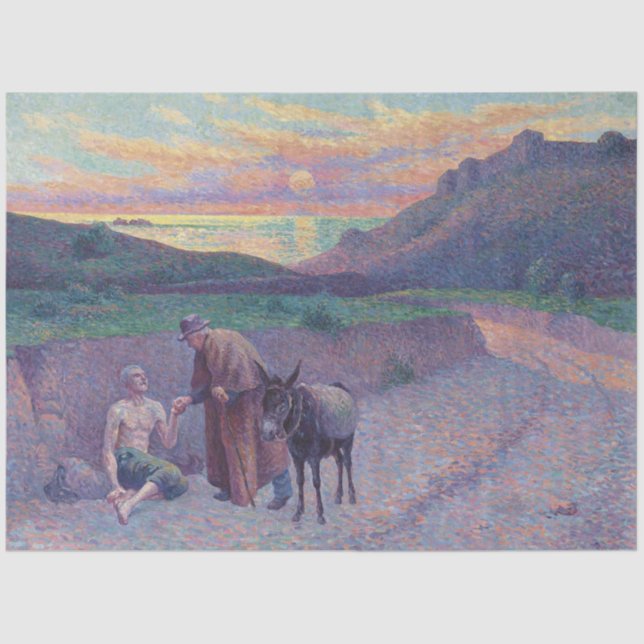 Papel De Seda El buen samaritano (Anverso)