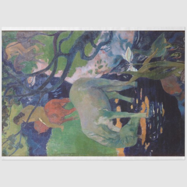 Papel De Seda El Caballo Blanco, el Gauguin (Anverso)