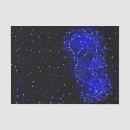 Papel De Seda el caballo de mar nada en luces