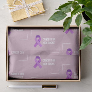 Papel De Seda El cáncer puede patear piedras Regalo de cuidado