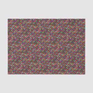 Papel De Seda El caos de Confetti: Un estallido de colorido frag