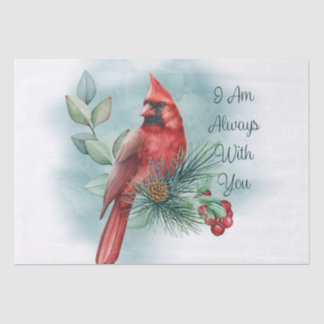 Papel De Seda El Cardenal Rojo Bird te recuerda lo que dices