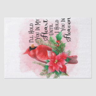 Papel De Seda El Cardenal Rojo Bird te recuerda lo que dices