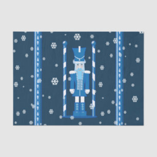 Papel De Seda El cascanueces en azul