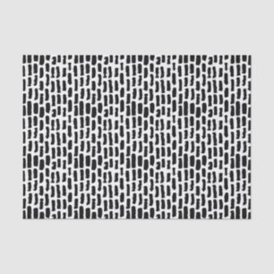 Papel De Seda El cepillo negro frota ligeramente el modelo