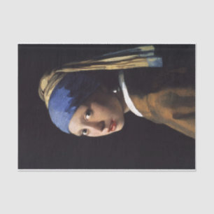 Papel De Seda El chica con la desconexión de la oreja perla