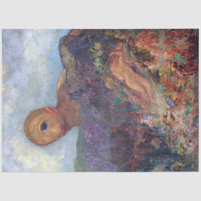 Papel De Seda El Cíclope, Redon, 1898-1900 (Anverso)