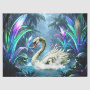 Papel De Seda El cisne de las aguas olvidadas.