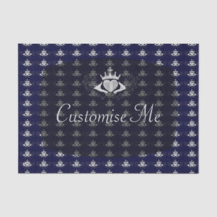 Papel De Seda El Claddagh (Plata)