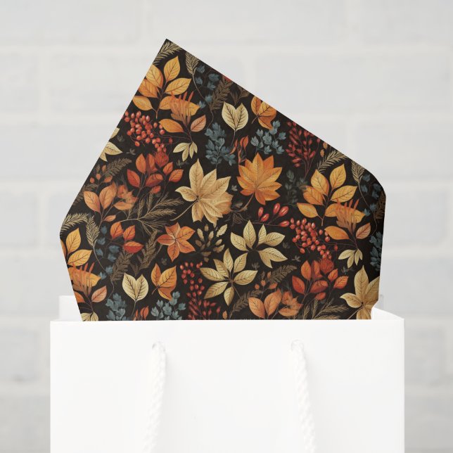 Papel De Seda El Color De Otoño  (Bolsa de regalo)
