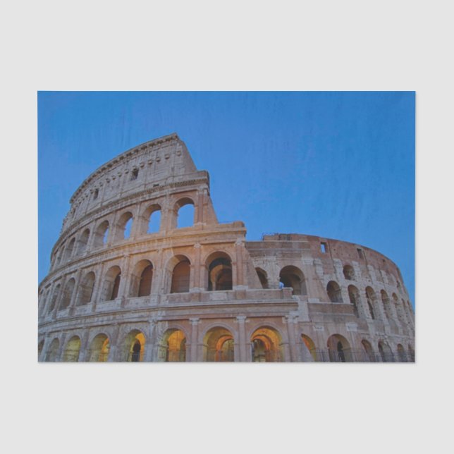 Papel De Seda El Colosseum, originalmente el anfiteatro de (Anverso)