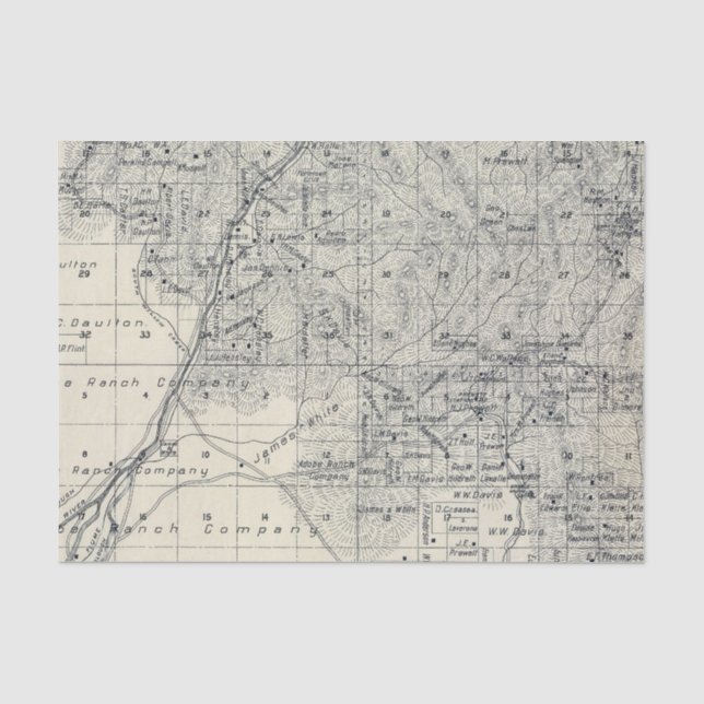 Papel De Seda El condado de Madera, California 10 (Anverso)