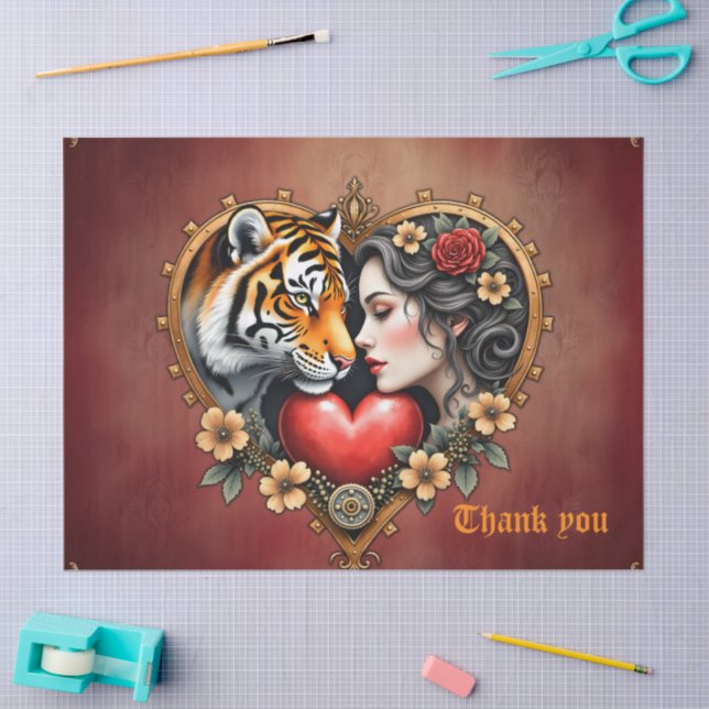 Papel De Seda El corazón del desierto oculto, (Artesanía)