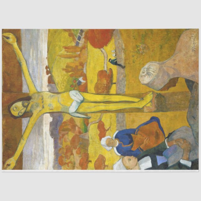 Papel De Seda El Cristo Amarillo, Gauguin (Anverso)