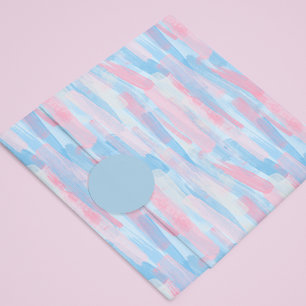 Papel De Seda El día de la madre, azul y rosa