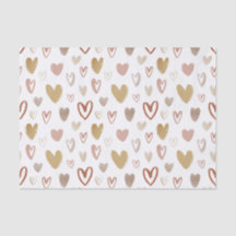 El día de San Valentín Agradable Corazones Rústico