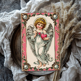 Papel De Seda El día de San Valentín de ángel cupido victoriano