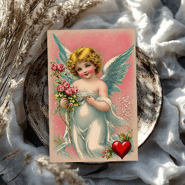 Papel De Seda El día de San Valentín de ángel cupido victoriano