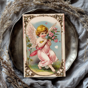 Papel De Seda El día de San Valentín de ángel cupido victoriano 