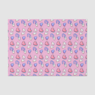 Papel De Seda El día de San Valentín del patrón "Cute Pink Heart