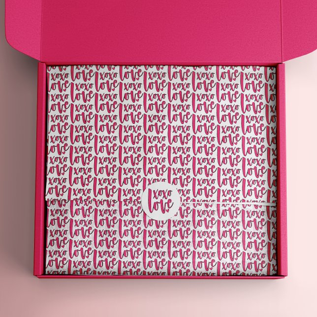 Papel De Seda El día de San Valentín XOXO LOVE (Subido por el creador)