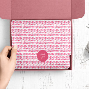 Papel De Seda El día de San Valentín XOXO Patterado