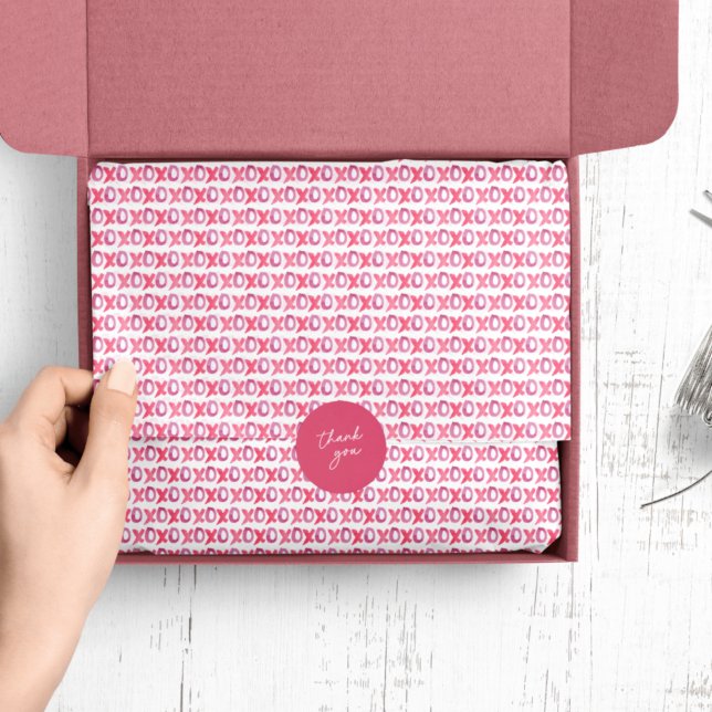 Papel De Seda El día de San Valentín XOXO Patterado (Subido por el creador)