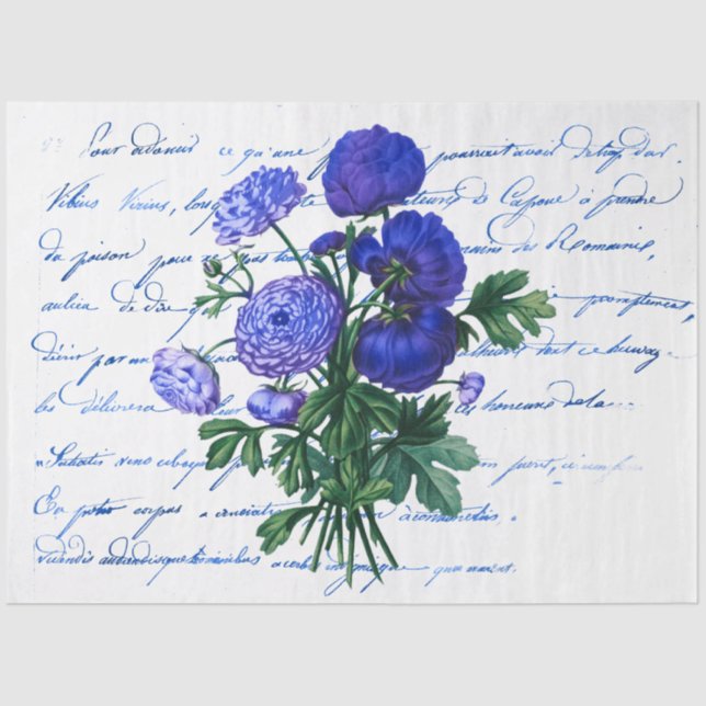 Papel De Seda El diseño de la serie Bouquet 106 (Anverso)