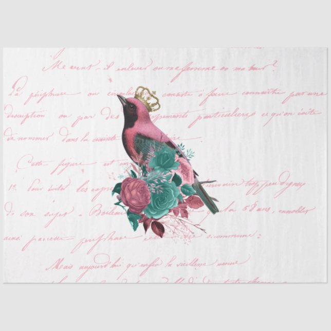 Papel De Seda El diseño de la serie Bouquet 114 (Anverso)