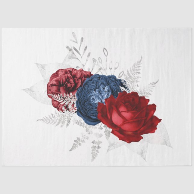 Papel De Seda El diseño de la serie Bouquet 145 (Anverso)