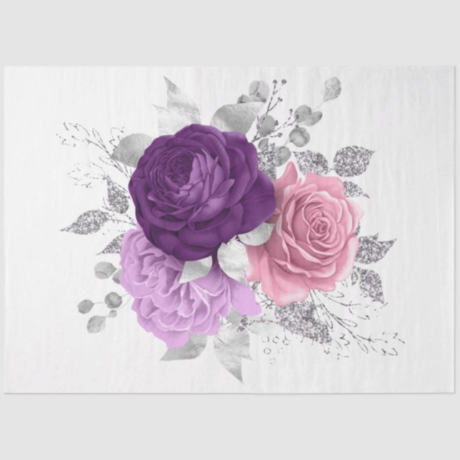 Papel De Seda El diseño de la serie Bouquet 153 (Anverso)