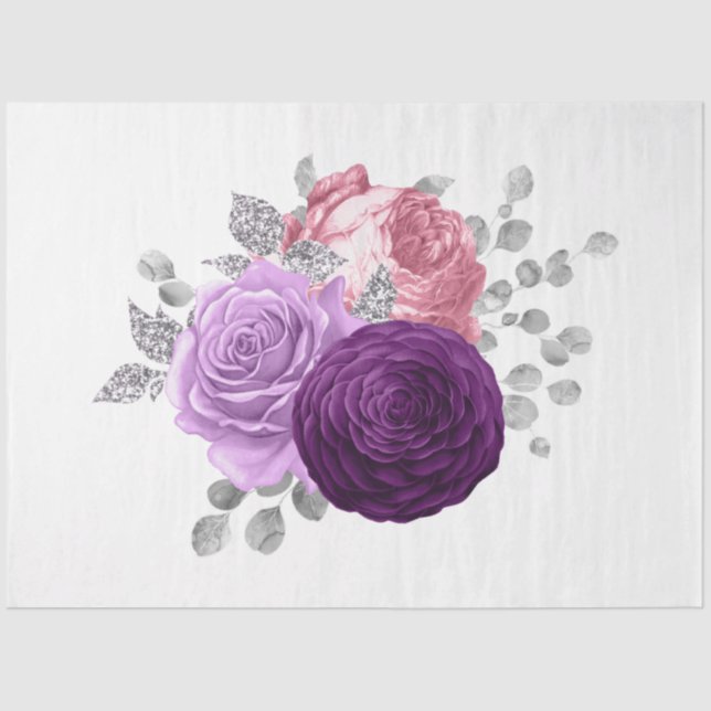 Papel De Seda El diseño de la serie Bouquet 156 (Anverso)