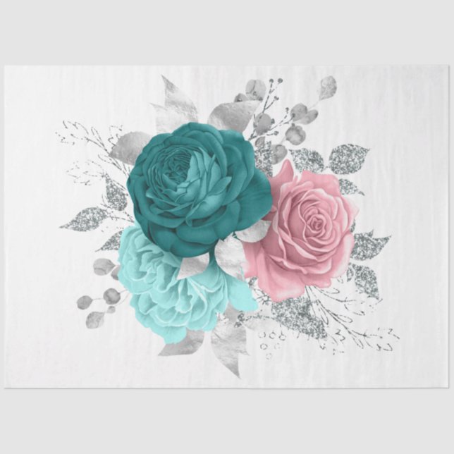 Papel De Seda El diseño de la serie Bouquet 165 (Anverso)