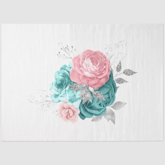 Papel De Seda El diseño de la serie Bouquet 168 (Anverso)