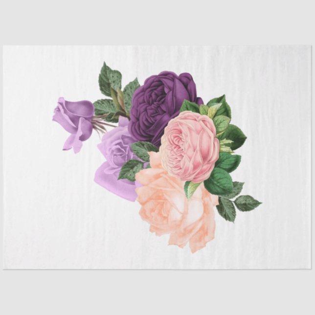 Papel De Seda El diseño de la serie Bouquet 173 (Anverso)