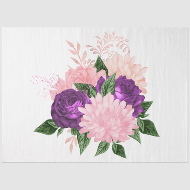 Papel De Seda El diseño de la serie Bouquet 175 (Anverso)