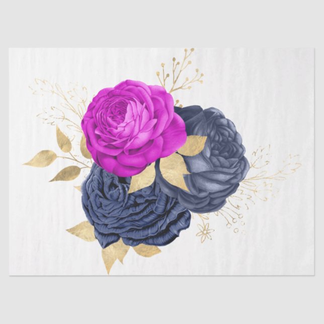 Papel De Seda El diseño de la serie Bouquet 31 (Anverso)