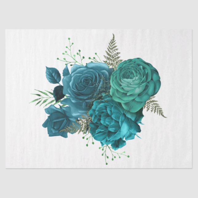 Papel De Seda El diseño de la serie Bouquet 51 (Anverso)