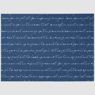 Papel De Seda El diseño de la serie de acuarela azul 4