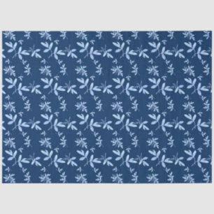 Papel De Seda El diseño de la serie de acuarela azul 5