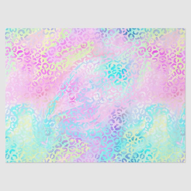 Papel De Seda El diseño de la serie de leopardo irlandés 10 (Anverso)