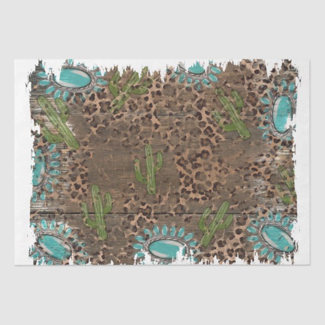 Papel De Seda El diseño de la serie occidental 10 (Anverso)